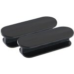 2 poign�es de fen�tre de balcon sans perforation - noires, poign�es de porte - fen�tre, poign�es de tiroir, ...