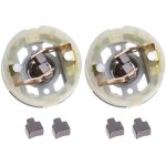 2 porte - balais de charbon pour le moteur rs550 et 4 balais de charbon pour la perceuse - visseuse