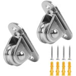 2 poulies v galvanis�es ? roulements ? glissement fluide ? portail / corde / gym / levage