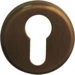 2 rosaces de fonction  cylindre, laiton 50 mm patin