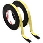 2 rouleaux bande tancheite adhsive pour fenetre, bande de joint en mousse, calfeutreur les porte et ...