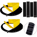 2 seau de pi�ge � souris, pi�ge � rats � souris avec couvercle de seau, sans cruaut� r�utilisables pour ...