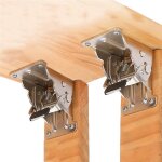 2 supports pliables, charnires autobloquantes, pieds et entretoises pliables pour meubles, charnires ...