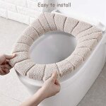 2 tapis de coussin de coussin de toilette r�tractable lavable, warmer coussin de warmersi�ge de toilette, ...