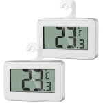 [jamais utilis�] 2 thermom�tre num�rique mini, thermometre cong�lateur, thermometre frigo digital