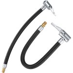2 tuyau pompe gonflage pneu, 35cm gonfleur de valve tube � v�lo tuyau, adaptateur pneu voiture, en caoutchouc ...
