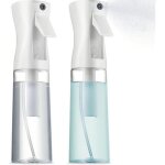 2 vaporisateurs cheveux 200 ml ? brumisateur rechargeable pour eau visage, plantes, salon, soin peau, ...