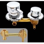 2 voies mitigeur thermostatique robinets de douche, laiton douche robinet cabine, mitigeur cabine de ...