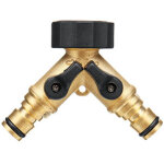 Vurahome - 2 voies y forme tuyau separateur de tuyau adaptateur d'irrigation connecteur pour tuyau d'arrosage ...