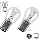 2 x ampoules ba15d 21 / 5w 12v standard ba15d