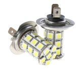 2 x ampoules h7 led smd 27 led - lampe de signalisation - 12v