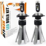 2 x ampoules led h7 xl6s 55w - 4600lm - courtes - 12v / 24v led garantie � vie