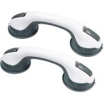 2 x barres d'appui de douche mobiles en plastique sans per�age barres d'appui de salle de bain ventouse ...