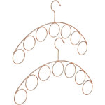 2 x cintre porte - �charpes, porte - foulards rangement ceintures, support cravates design m�tal 3 mm, ...