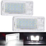 2 x error white 6000k 18 led lampe de plaque d'immatriculation de voiture lampe pour a udi a3 s3 a4 s4 ...