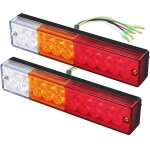 2 x feux arri�re led feux de recul freinage clignotant eclairage phare arri�re 40 led univesel 12v 24v ...