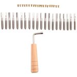 20 clous de goupille et rivets avec cl en l pour harpe lyre petite instrument  cordes