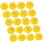 20 crampons de glace ? pointes anti - d�rapantes pour chaussures, plaques de glace jaunes en abs pour ...