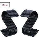 20 emballage noir crochets s s vestiare � suspendre s en forme de crochet s hanger crochet cuisines pan ...