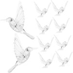 20 oiseaux en acrylique,  faire soi - mme, oiseaux volants, dcorations d'oiseaux irises, ornements ...