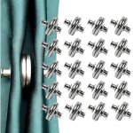 20 paires d'aimants pour rideaux, pinces magn�tiques, poids magn�tiques puissants pour rideaux emp�chant ...