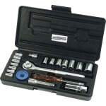 Br�der mannesmann - jeu de cl�s � douille m�trique 1 / 4' (6. 3 mm), 3 / 8' (10 mm) 20 pi�ces m 206 w69351 ...