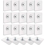 20 pcs accroches tableau sans percer, fixation cadre sans percer, accroche cadre sans percer adhesif ...