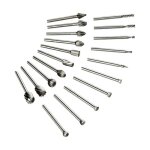 20 pcs fraises rotatives, jeu de fraises en carbure, hss burrs rotatives embouts compatible avec dremel, ...