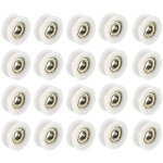 20 pcs ou nylon en plastique int�gr� 608 roulements billes de gorge 6 30 10mm poulie de guidage