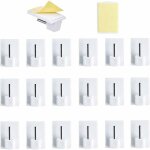 20 pcs rideaux crochets adhésifs pour tringle rideau crochet autocollant accroche rideau sans percage ... 20 pcs rideaux crochets adhésifs pour tringle rideau crochet autocollant accroche rideau sans percage ...