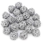20 pices boules de rotin dcoratives multicolores en osier, boules dcoratives orbes, ornement de remplissage ...