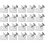 20 pices cales en plastique pour meuble tiroir, querre de fixation, connecteur arrire stabilisateurs, ...