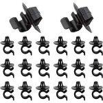20 pi�ces clips agrafe support maintien barre capot, support de fixation en plastique pour clip de maintien ...