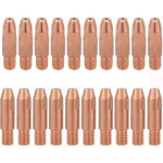 20 pi�ces conseil de contact 0. 8mm m6 embout de contact en cuivre buse de tube contact m6 pour chalumeau ...