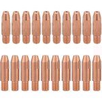20 pi�ces conseil de contact 0. 8mm m6 embout de contact en cuivre buse de tube contact m6 pour chalumeau ...