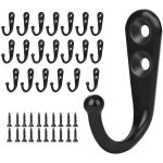 20 pi�ces crochets porte manteau - porte pat�re vintage - r�tro crochet de manteau m�tal