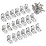 20 pices equerre de fixation 90 degr angle droit support 20 x 20 x 16mm forme de l metalliques equerres ...