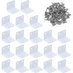 20 pi�ces �querres de fixation �querre angle en acier inoxydable 90 degr�s � angle droit avec 80 vis ...