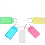 20 pi�ces etiquette clef, porte clefs etiquette porte clef plastique couleur, porte cle avec nom etiquette ...
