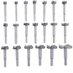 20 pi�ces forets, ensemble de scies cloche pour le travail du bois en acier au tungst�ne, ouvre - tari�re ...
