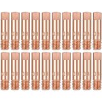 20 pi�ces m6 x 25 mm pointe de contact en cuivre buses gaz de tube contact 0. 8mm pour torche de soudage ...