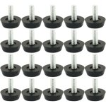 Ymyny - 20 pièces table de réglage de meuble et base de chaise protection de sol glissière à vis 22mm ... Ymyny - 20 pièces table de réglage de meuble et base de chaise protection de sol glissière à vis 22mm ...