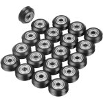 20 poulies � gorge en v, al�sage de 5 mm, roulements 625, accessoires pour imprimante 3d cnc