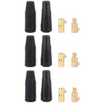 200 - 400a cble de soudage de style europen en cuivre et en caoutchouc connecteur rapide connecteur ...