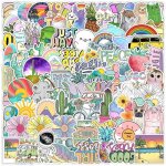 200 autocollants pour bouteilles d'eau, autocollants en vinyle imperm�ables de style vsco, autocollants ...