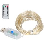 200 guirlandes lumineuses fil de cuivre led guirlande lumineuse int�rieur ext�rieur 8 modes lumi�re d�corative ...