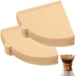 Lot de 200 filtres à café en papier non blanchi, taille 2, en forme de v, pour cafetières et machines ... Lot de 200 filtres à café en papier non blanchi, taille 2, en forme de v, pour cafetières et machines ...