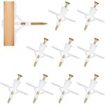 200 pi�ces cheville placo charge lourde avec vis, (100 cheville placo + 100 vis autoforeuse beton), chevilles ...