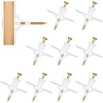 200 pi�ces cheville placo charge lourde avec vis, (100 cheville placo + 100 vis autoforeuse beton), chevilles ...