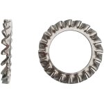 200 rondelles eventail m8 mm - din 6798 a - inox a4 - d - work